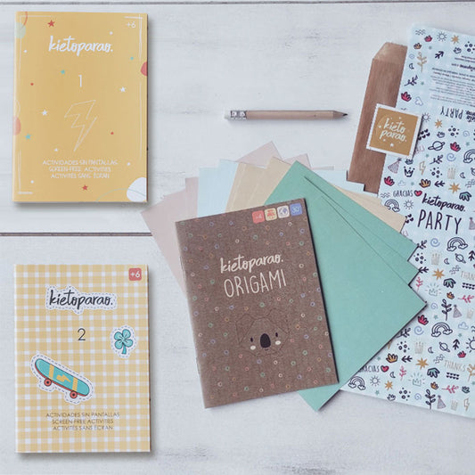 Pack Regalo Party Origami + Actividades - 10 Packs